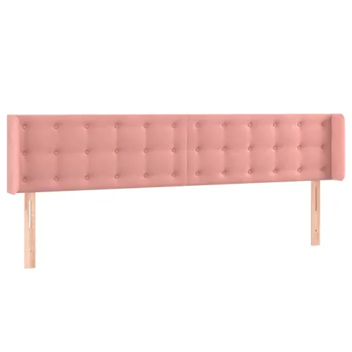LED uzglavlje ružičasto 163x16x78/88 cm baršunasto - Ružičasta 163 x 16 x 78/88 cm Cijena