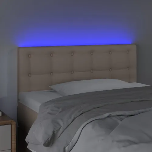LED uzglavlje boja cappuccina 80 x 5 x 78/88 cm od umjetne kože - Boja cappuccina 80 x 5 x 78/88 cm 1 Boja cappuccina Cijena