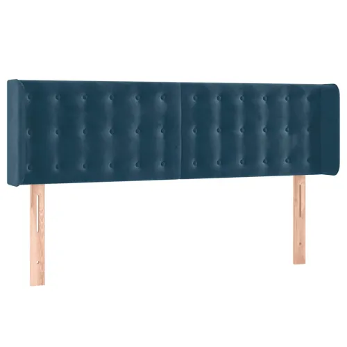 LED uzglavlje tamnoplavo 147x16x78/88 cm baršunasto - Tamno plava 147 x 16 x 78/88 cm Cijena