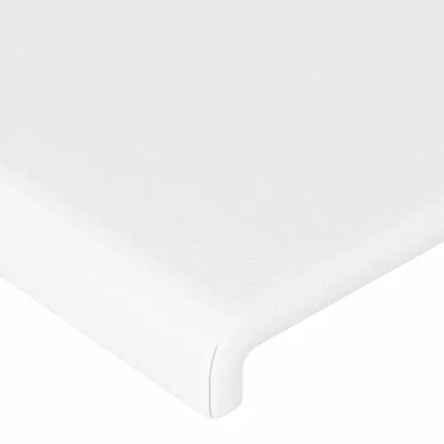 LED uzglavlje bijelo 160 x 5 x 78/88 cm od umjetne kože - Bijela 160 x 5 x 78/88 cm Cijena