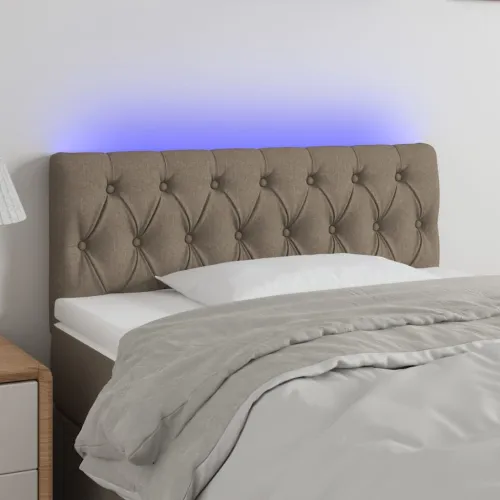 LED uzglavlje smeđesivo 100 x 7 x 78/88 cm od tkanine - Sivo-smeđa 100 x 7 x 78/88 cm Cijena