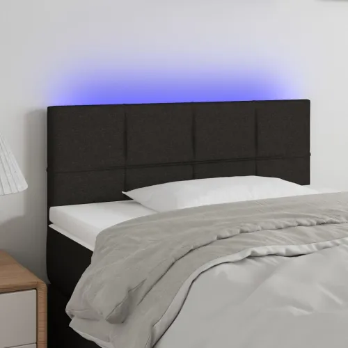 LED uzglavlje crno 90x5x78/88 cm od tkanine - Crna 90 x 5 x 78/88 cm Cijena