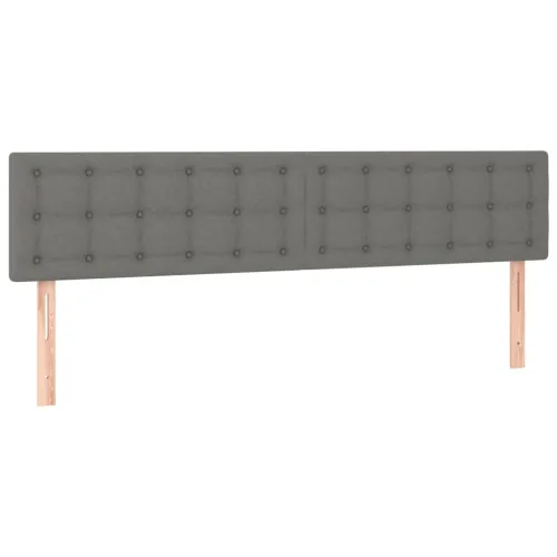 LED uzglavlje tamnosivo 180x5x78/88 cm od tkanine - Tamno siva 180 x 5 x 78/88 cm Cijena