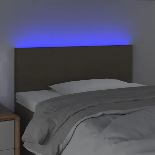 LED uzglavlje smeđesivo 100x5x78/88 cm od tkanine - Sivo-smeđa 100 x 5 x 78/88 cm Cijena