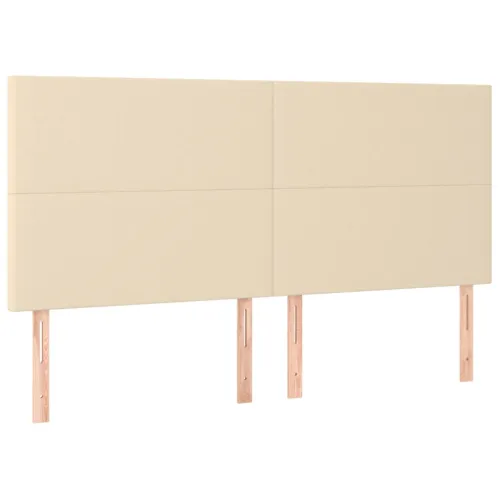 LED uzglavlje krem 180x5x118/128 cm od tkanine - Krema 180 x 5 x 118/128 cm Cijena