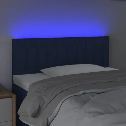 LED uzglavlje plavo 90x5x78/88 cm od tkanine - Plava 90 x 5 x 78/88 cm 1 Plava Cijena