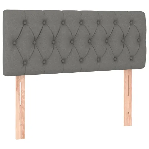 LED uzglavlje tamnosivo 90 x 7 x 78/88 cm od tkanine - Tamno siva 90 x 7 x 78/88 cm Cijena