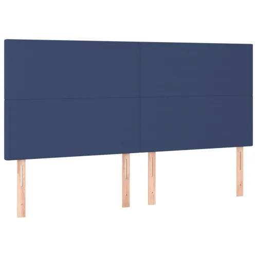LED uzglavlje plavo 200x5x118/128 cm od tkanine - Plava 200 x 5 x 118/128 cm Cijena