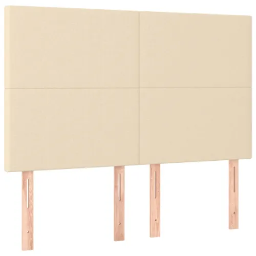 LED uzglavlje krem 144x5x118/128 cm od tkanine - Krema 144 x 5 x 118/128 cm Cijena