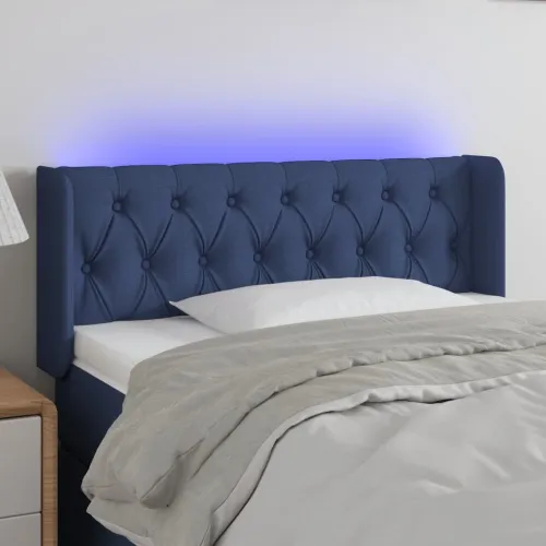 LED uzglavlje plavo 93x16x78/88 cm od tkanine - Plava 93 x 16 x 78/88 cm Cijena