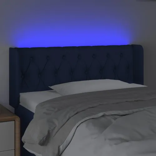 LED uzglavlje plavo 93x16x78/88 cm od tkanine - Plava 93 x 16 x 78/88 cm Cijena