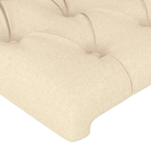 LED uzglavlje krem 93x16x78/88 cm od tkanine - Krema 93 x 16 x 78/88 cm Cijena