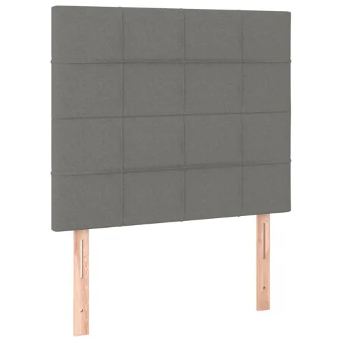 LED uzglavlje tamnosivo 90x5x118/128 cm od tkanine - Tamno siva 90 x 5 x 118/128 cm Cijena
