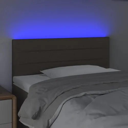 LED uzglavlje smeđesivo 90x5x78/88 cm od tkanine - Sivo-smeđa 90 x 5 x 78/88 cm Cijena