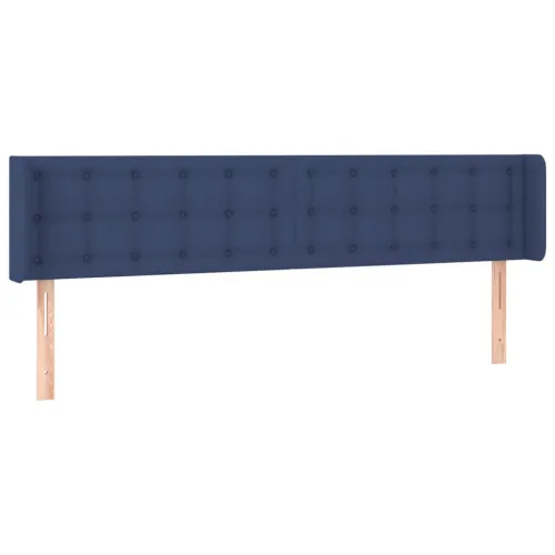 LED uzglavlje plavo 203x16x78/88 cm od tkanine - Plava 203 x 16 x 78/88 cm Cijena