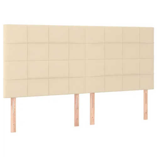 LED uzglavlje krem 180x5x118/128 cm od tkanine - Krema 180 x 5 x 118/128 cm Cijena