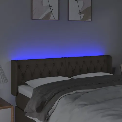 LED uzglavlje smeđesivo 147x16x78/88 cm od tkanine - Sivo-smeđa 147 x 16 x 78/88 cm Cijena