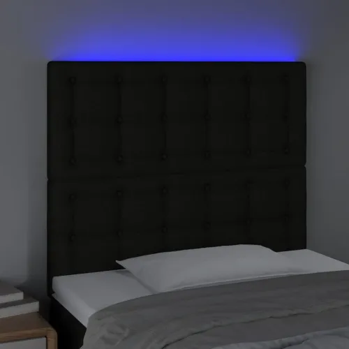 LED uzglavlje crno 100x5x118/128 cm od tkanine - Crna 100 x 5 x 118/128 cm Cijena