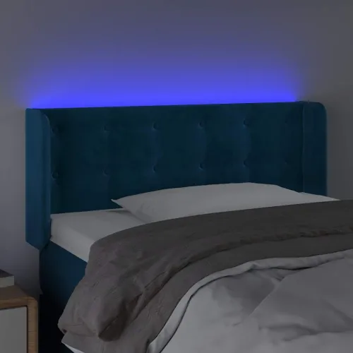 LED uzglavlje tamnoplavo 93x16x78/88 cm baršunasto - Tamno plava 93 x 16 x 78/88 cm Cijena