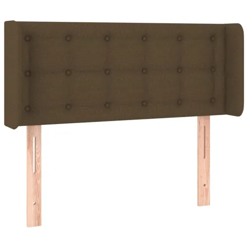 LED uzglavlje tamnosmeđe 83x16x78/88 cm od tkanine - Tamno smeđa 83 x 16 x 78/88 cm Cijena