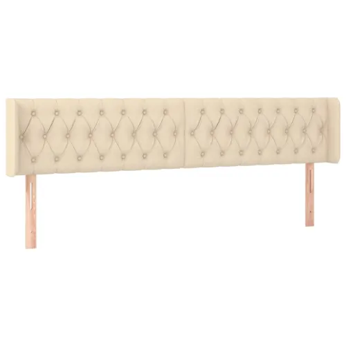 LED uzglavlje krem 183x16x78/88 cm od tkanine - Krema 183 x 16 x 78/88 cm Cijena