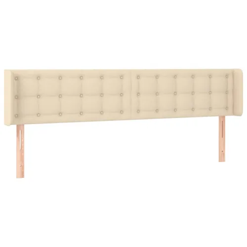 LED uzglavlje krem 203x16x78/88 cm od tkanine - Krema 203 x 16 x 78/88 cm Cijena