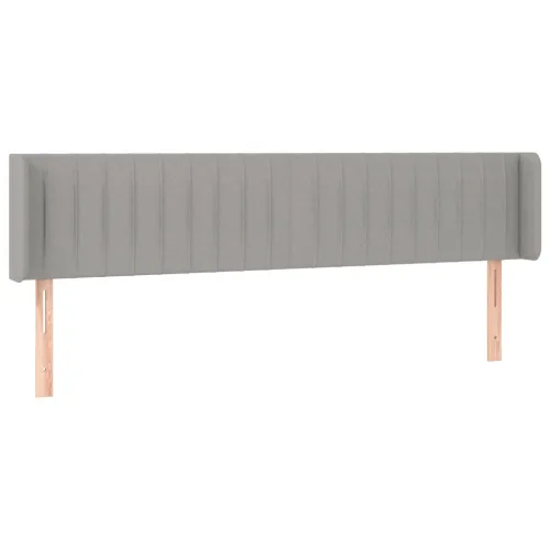 LED uzglavlje svjetlosivo 163x16x78/88 cm od tkanine - Svjetlosiva 163 x 16 x 78/88 cm Cijena