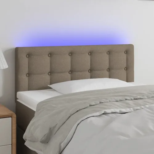 LED uzglavlje smeđesivo 90x5x78/88 cm od tkanine - Sivo-smeđa 90 x 5 x 78/88 cm Cijena