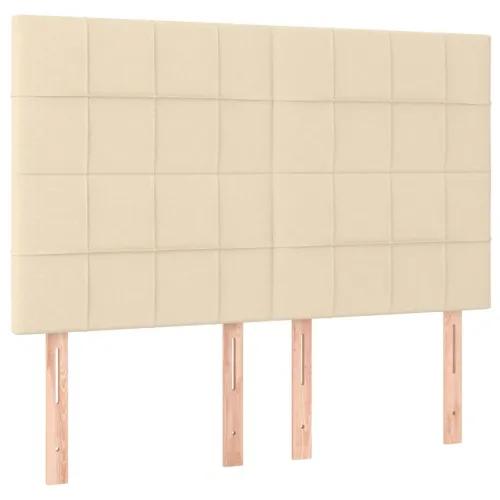 LED uzglavlje krem 144x5x118/128 cm od tkanine - Krema 144 x 5 x 118/128 cm Cijena