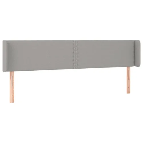 LED uzglavlje svjetlosivo 203x16x78/88 cm od tkanine - Svjetlosiva 203 x 16 x 78/88 cm Cijena