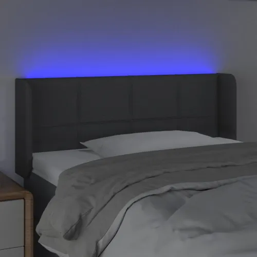 LED uzglavlje tamnosivo 83x16x78/88 cm od tkanine - Tamno siva 83 x 16 x 78/88 cm Cijena