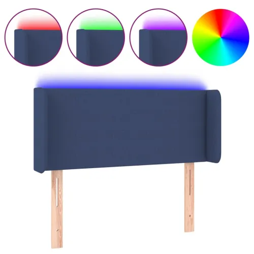 LED uzglavlje plavo 103x16x78/88 cm od tkanine - Plava 103 x 16 x 78/88 cm Cijena