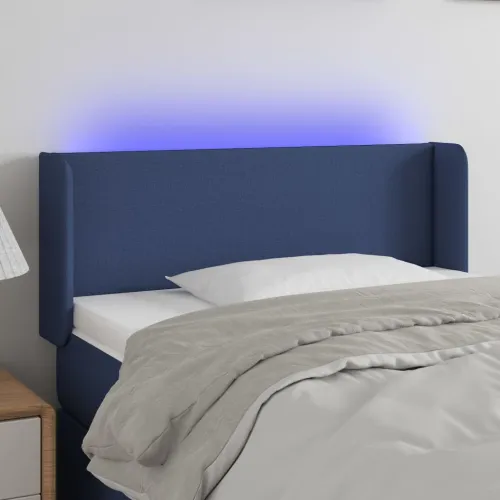 LED uzglavlje plavo 103x16x78/88 cm od tkanine - Plava 103 x 16 x 78/88 cm Cijena