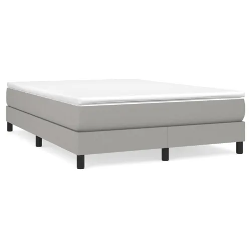 Krevet box spring s madracem svjetlosiva 160x200 cm tkanina - Svjetlosiva 160 x 200 cm 25 cm Svjetlosiva Cijena