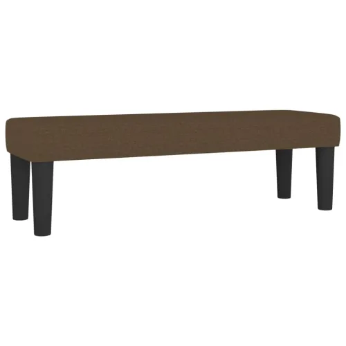 Boxspring - Krevet s oprugama i madracem tamnosmeđi 180x200 cm tkanina - Tamno smeđa 180 x 200 cm Blok s kvadratima Tamno smeđa Cijena