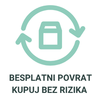 Ikona kupnje bez rizika s besplatnim povratom