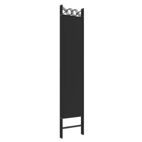 Paravan - Sobna pregrada s 5 panela crna 200 x 200 cm od tkanine - Crna 200 x 200 cm Cijena