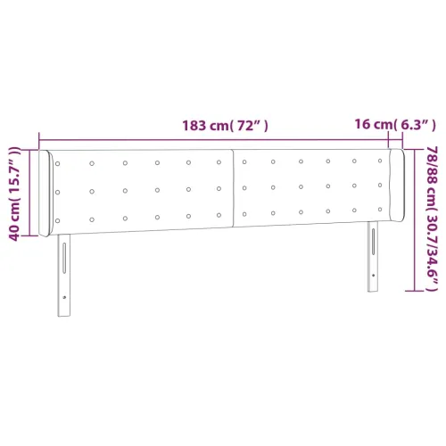 LED uzglavlje ružičasto 183x16x78/88 cm baršunasto - Ružičasta 183 x 16 x 78/88 cm Cijena