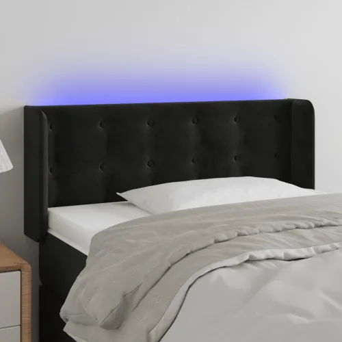 LED uzglavlje crno 103x16x78/88 cm baršunasto - Crna 103 x 16 x 78/88 cm Cijena