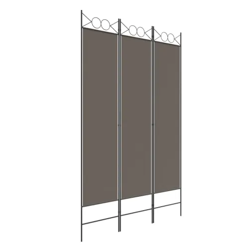 Paravan - Sobna pregrada s 3 panela antracit 120 x 220 cm od tkanine - Antracit 120 x 220 cm Cijena