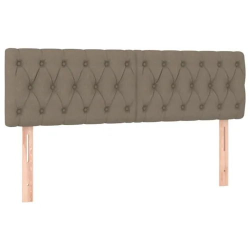 LED uzglavlje smeđesivo 160 x 7 x 78/88 cm od tkanine - Sivo-smeđa 160 x 7 x 78/88 cm Cijena