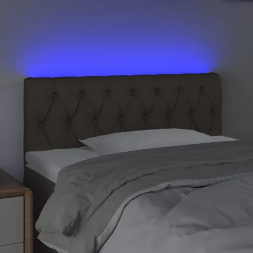 LED uzglavlje smeđesivo 90 x 7 x 78/88 cm od tkanine - Sivo-smeđa 90 x 7 x 78/88 cm Cijena