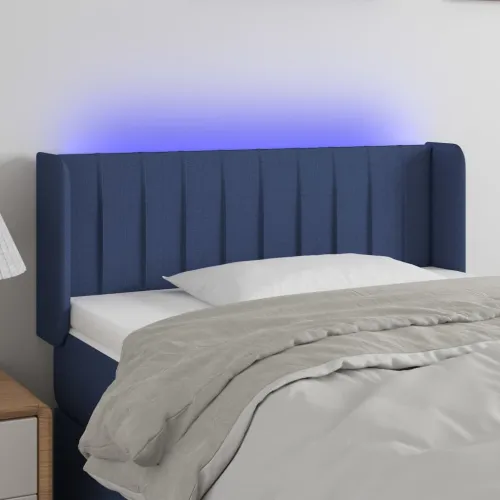LED uzglavlje plavo 93x16x78/88 cm od tkanine - Plava 93 x 16 x 78/88 cm 1 Plava Cijena