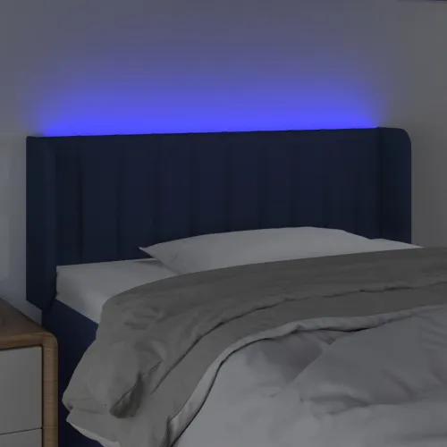 LED uzglavlje plavo 93x16x78/88 cm od tkanine - Plava 93 x 16 x 78/88 cm 1 Plava Cijena