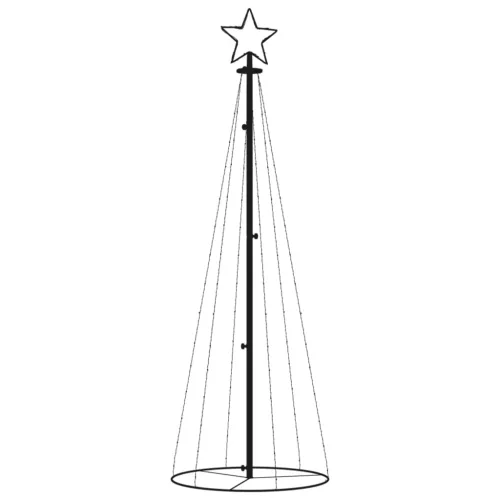 Stožasto božićno drvce plavo 108 LED žarulja 70 x 180 cm - Plava 180 x 70 cm Cijena