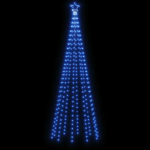 Stožasto božićno drvce plavo 310 LED žarulja 100 x 300 cm - Plava 300 x 100 cm Cijena