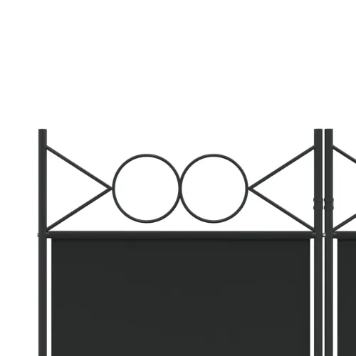 Paravan - Sobna pregrada s 6 panela crna 240x200 cm od tkanine - Crna 240 x 200 cm 1 1 Cijena