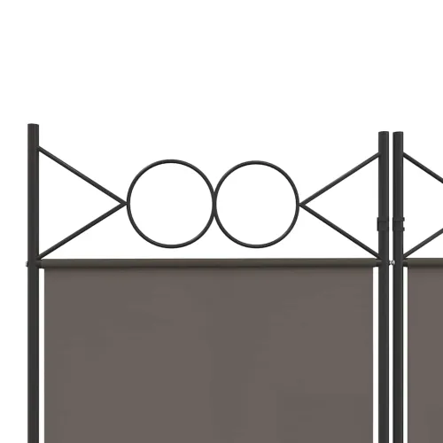 Paravan - Sobna pregrada s 5 panela antracit 200x220 cm od tkanine - Antracit 200 x 220 cm Cijena