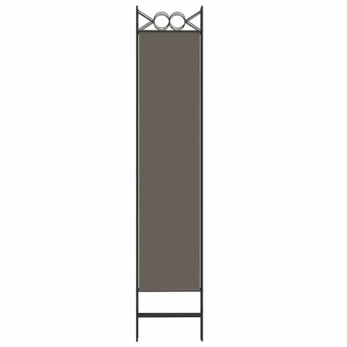Paravan - Sobna pregrada s 5 panela antracit 200x220 cm od tkanine - Antracit 200 x 220 cm Cijena