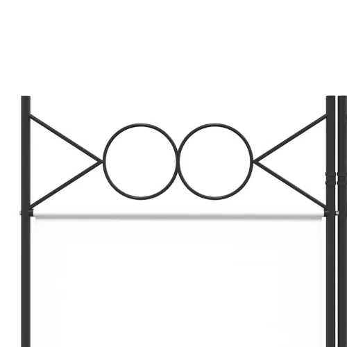 Paravan - Sobna pregrada s 5 panela bijela 200x220 cm od tkanine - Bijela 200 x 220 cm Cijena
